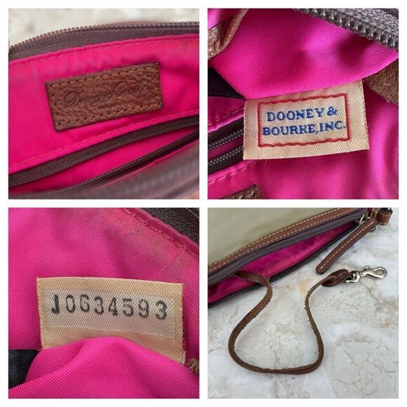 Dooney & Bourke Crossbody Bag Nylon & Leather Duck Logo - Picture 14 of 16